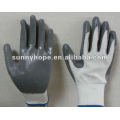 13g grey Nitrile coated gloves